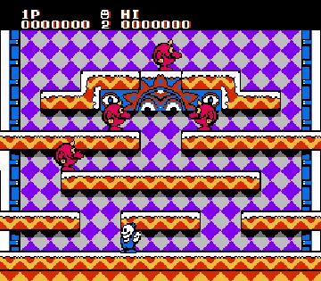 Snow Brothers (USA) screen shot game playing